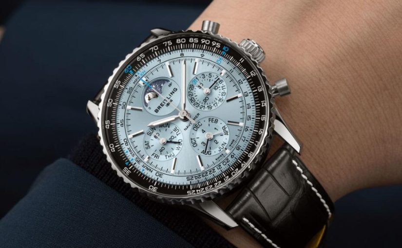 2025 Best Quality Fake Breitling’s Flagship Navitimer B19 Perpetual Calendar Chronograph Watches UK In Steel